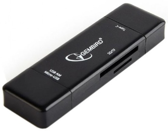 Gembird Multi-USB Card Reader OTG Black
