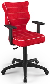 Bērnu krēsls Duo Size 5 VS09, melna/sarkana, 375 mm x 1000 mm