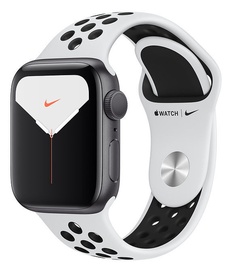 Apple Watch Nike Series 5 40mm GPS Space Gray Aluminum Case with Pure Platinum Black Band