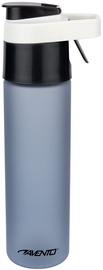 Dzeramā ūdens pudele Avento, melna/pelēka, 0.6 l