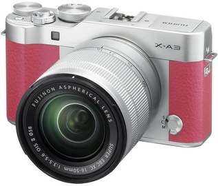 Fujifilm X-A3 Mirrorless Digital Camera + 16-50mm Lens Pink