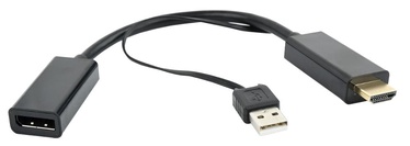 Adapter Gembird Converter HDMI to DisplayPort Black