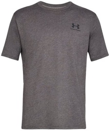 T-krekls Under Armour Mens Sportstyle Left Chest SS Shirt 1326799-001, pelēka, S