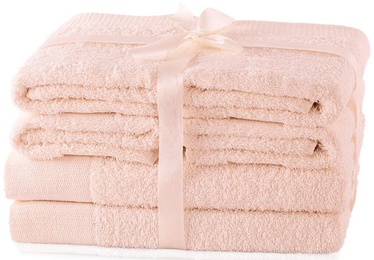 Rätik vanni AmeliaHome Amari 23880, roosa, 70 cm x 140 cm, 6 tk