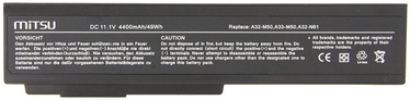 Аккумулятор для ноутбука Mitsu, 4.4 Ач, Li-Ion