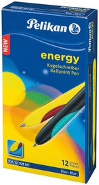 Pastakas Pelikan Energy K21, mitmevärviline, 12 tk