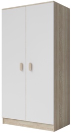 Idzczak Meble Smyk III 06 Wardrobe 2D White/Sonoma Oak