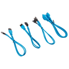 Corsair Premium Sleeved Front Panel Extension Kit 30cm Blue
