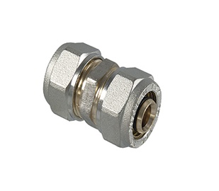 Зажимное соединение TDM Brass 1040, 18mm, латунь/никель