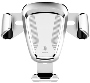 Baseus Gravity Car Mount Air Vent Holder For 4-6" Devices Silver