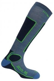 Носки Mund Socks Skiing Antibacterias, синий, L