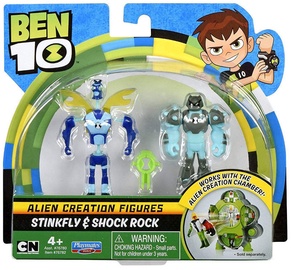 Playmates Toys Ben 10 Alien Creation Figures Stinkfly & Shock Rock 76782