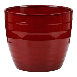 Puķu pods Scheurich, keramika, Ø 190 mm, sarkana