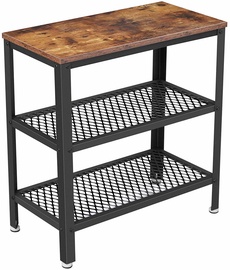 Kafijas galdiņš Songmics Brown/Black, 600x300x600 mm