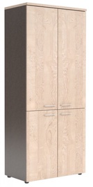 Skyland XTEN Office Cabinet XHC 85.3 Tiara Beech/Dark Wood