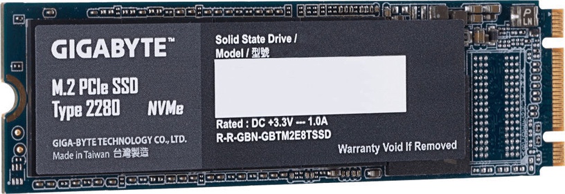 Kietasis diskas (SSD) Gigabyte GP-GSM2 GP-GSM2NE8128GNTD, M.2, 128 GB