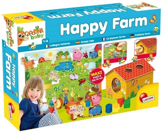 Puzle Lisciani Carotina Happy Farm, daudzkrāsaina