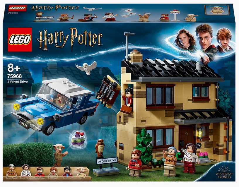 Konstruktors LEGO Harry Potter Dzīvžogu iela 4 75968, 797 gab.