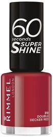 Küünelakk Rimmel London Double Decker Red, 8 ml