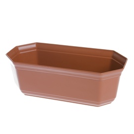 Puķu pods Uniplastex, brūna, Ø 241 mm, 241 mm x 119 mm