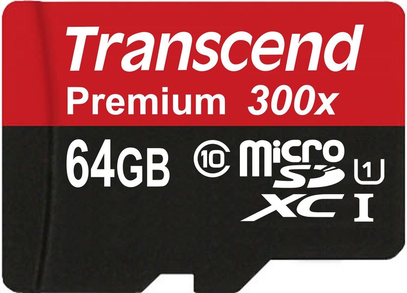 Mälukaart Transcend, 64 GB