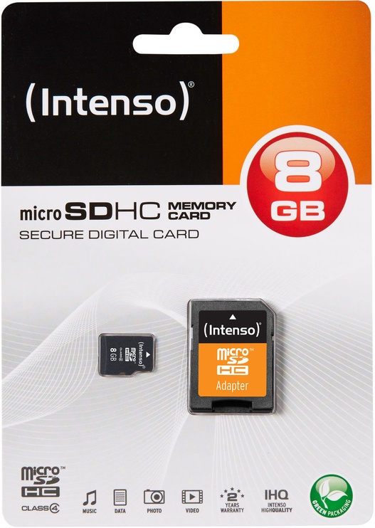 Карта памяти Intenso, 8 GB