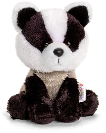 Pliušinis žaislas Keel Toys Pippins Dachs SF6341K, baltas/juodas, 14 cm