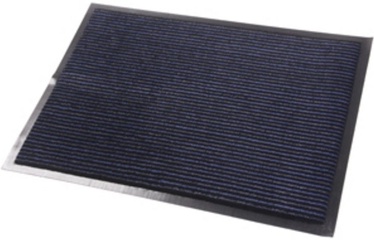 Придверный коврик Verners Equateur 384037, синий/черный, 800 мм x 600 мм