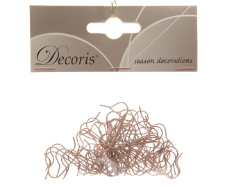 Eglutės žaislų kabliukai Decoris 400001 Copper, 50 vnt.