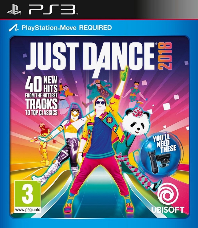 Игра для PlayStation 3 (PS3) Ubisoft Just Dance 2018