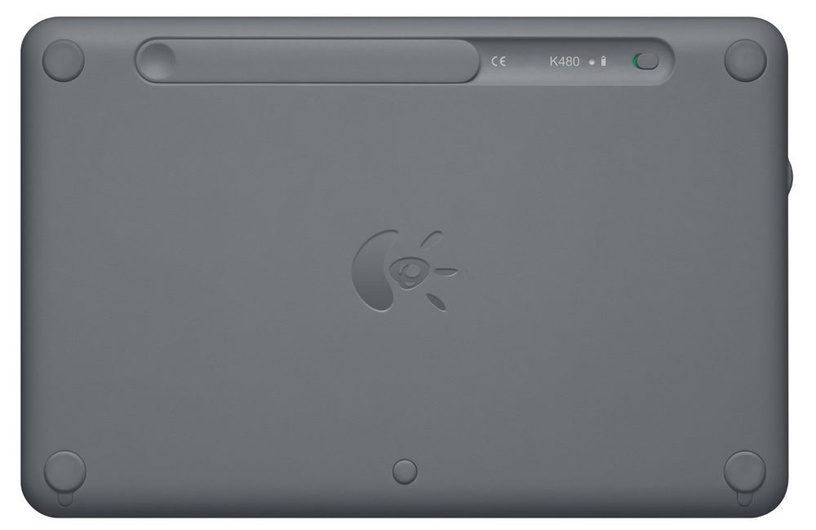 Klaviatūra Logitech K480 EN/RU, melna, bezvadu