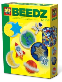 SES Creative Beedz Iron On Beads Glow In The Dark Universe 06302