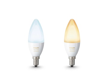 Philips LED Hue White Bulb E14 6W B39 2-Pack