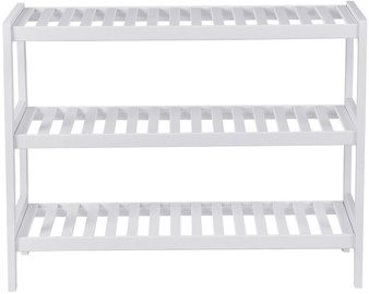 Songmics Shoe Rack White 80x30x50cm