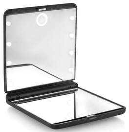 Beter Oooh Light Touch Compact Dual Position Mirror With LED Black