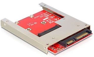 Delock Adapter/Converter SATA 22 Pin To mSATA Full Size