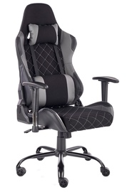 Biroja krēsls Drake, 69 x 62 x 127 - 134 cm, melna/pelēka