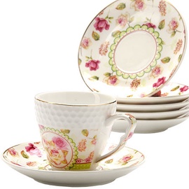 Mayer & Boch Coffee Set 6pcs Roses 9cl 25792