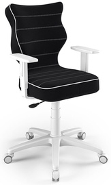 Bērnu krēsls Entelo Duo Size 6 JS01, balta/melna, 400 mm x 1045 mm