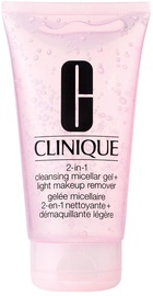 Makiažo valiklis Clinique 2-in-1 Cleansing Micellar Gel & Light Makeup Remover, 150 ml