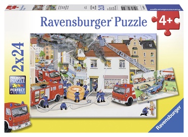 Набор пазлов Ravensburger Extinguishing the fire 088515, 26 см x 18 см