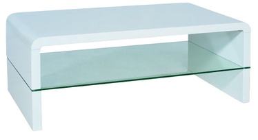 Kavos staliukas Signal Meble Rica Glossy White, 1100x600x450 mm
