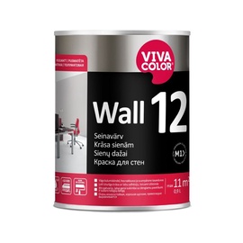 Seinavärv Vivacolor Wall 12, valge, 0.9 l