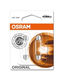 Автомобильная лампочка Osram 10W 12V T10 SV8.5-8 6411-02B