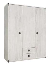 Spinta Black Red White Indiana Canyon Pine, 150x57x195.5 cm