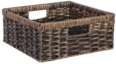 Home4you Basket Rubys 2 26x26x12cm Dark Brown