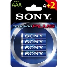 Sony LR03 Alkaline Batteries AAA x6