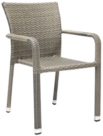 Садовый стул Garden4you Larache, серый, 57 см x 61 см x 83 см