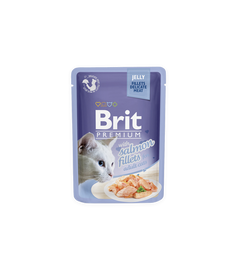 Brit Premium Salmon Fillets In Jelly 85g