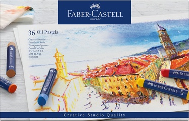 Kreidelės Faber Castell Oil Pastels, 36 vnt.